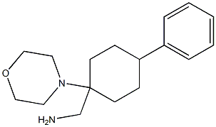 (1-morpholin-4-yl-4-phenylcyclohexyl)methylamine Structure