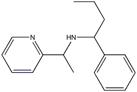 (1-phenylbutyl)[1-(pyridin-2-yl)ethyl]amine 구조식 이미지