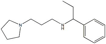 (1-phenylpropyl)[3-(pyrrolidin-1-yl)propyl]amine Structure