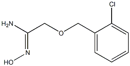 (1Z)-2-[(2-chlorobenzyl)oxy]-N'-hydroxyethanimidamide 구조식 이미지