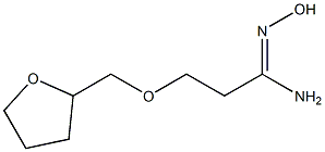 (1Z)-N'-hydroxy-3-(tetrahydrofuran-2-ylmethoxy)propanimidamide 구조식 이미지