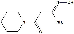 (1Z)-N'-hydroxy-3-oxo-3-piperidin-1-ylpropanimidamide Structure