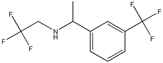 (2,2,2-trifluoroethyl)({1-[3-(trifluoromethyl)phenyl]ethyl})amine Structure