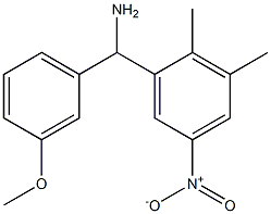 (2,3-dimethyl-5-nitrophenyl)(3-methoxyphenyl)methanamine Structure