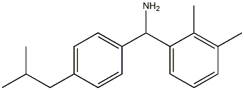 (2,3-dimethylphenyl)[4-(2-methylpropyl)phenyl]methanamine 구조식 이미지