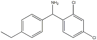 (2,4-dichlorophenyl)(4-ethylphenyl)methanamine 구조식 이미지