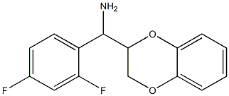 (2,4-difluorophenyl)(2,3-dihydro-1,4-benzodioxin-2-yl)methanamine 구조식 이미지