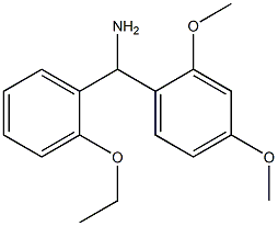 (2,4-dimethoxyphenyl)(2-ethoxyphenyl)methanamine 구조식 이미지