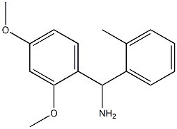 (2,4-dimethoxyphenyl)(2-methylphenyl)methanamine Structure