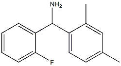 (2,4-dimethylphenyl)(2-fluorophenyl)methanamine Structure