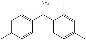 (2,4-dimethylphenyl)(4-methylphenyl)methanamine Structure