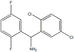 (2,5-dichlorophenyl)(2,5-difluorophenyl)methanamine 구조식 이미지