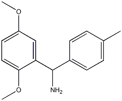 (2,5-dimethoxyphenyl)(4-methylphenyl)methanamine Structure