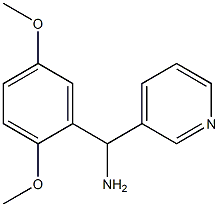 (2,5-dimethoxyphenyl)(pyridin-3-yl)methanamine Structure