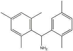 (2,5-dimethylphenyl)(2,4,6-trimethylphenyl)methanamine 구조식 이미지