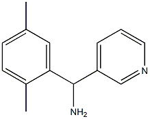 (2,5-dimethylphenyl)(pyridin-3-yl)methanamine Structure