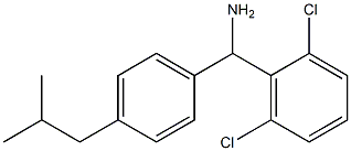 (2,6-dichlorophenyl)[4-(2-methylpropyl)phenyl]methanamine 구조식 이미지
