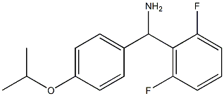 (2,6-difluorophenyl)[4-(propan-2-yloxy)phenyl]methanamine 구조식 이미지