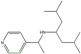 (2,6-dimethylheptan-4-yl)[1-(pyridin-4-yl)ethyl]amine Structure