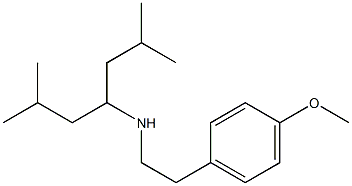 (2,6-dimethylheptan-4-yl)[2-(4-methoxyphenyl)ethyl]amine Structure