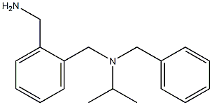 (2-{[benzyl(propan-2-yl)amino]methyl}phenyl)methanamine Structure