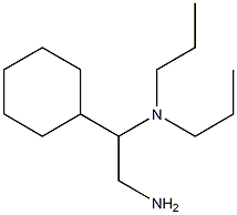 (2-amino-1-cyclohexylethyl)dipropylamine Structure