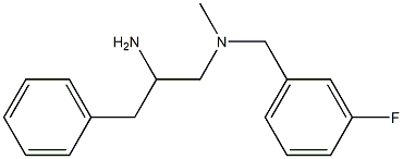 (2-amino-3-phenylpropyl)[(3-fluorophenyl)methyl]methylamine 구조식 이미지