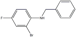 (2-bromo-4-fluorophenyl)(phenyl)methylamine 구조식 이미지