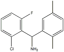 (2-chloro-6-fluorophenyl)(2,5-dimethylphenyl)methanamine Structure