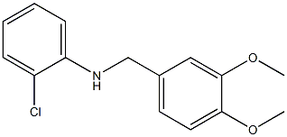 (2-chlorophenyl)(3,4-dimethoxyphenyl)methylamine Structure