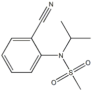 (2-cyanophenyl)-N-(propan-2-yl)methanesulfonamide Structure