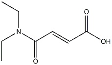 (2E)-4-(diethylamino)-4-oxobut-2-enoic acid Structure