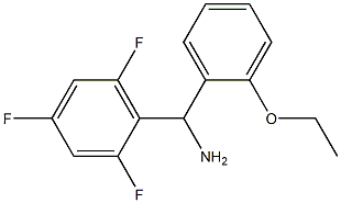 (2-ethoxyphenyl)(2,4,6-trifluorophenyl)methanamine 구조식 이미지