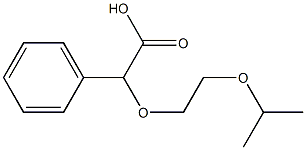 (2-isopropoxyethoxy)(phenyl)acetic acid Structure