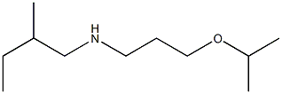 (2-methylbutyl)[3-(propan-2-yloxy)propyl]amine Structure