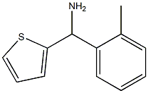 (2-methylphenyl)(thiophen-2-yl)methanamine Structure