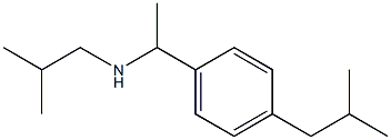 (2-methylpropyl)({1-[4-(2-methylpropyl)phenyl]ethyl})amine Structure