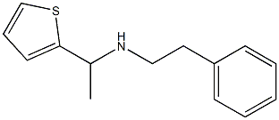 (2-phenylethyl)[1-(thiophen-2-yl)ethyl]amine Structure