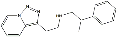 (2-phenylpropyl)(2-{[1,2,4]triazolo[3,4-a]pyridin-3-yl}ethyl)amine 구조식 이미지