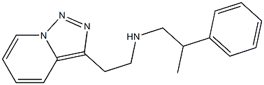 (2-phenylpropyl)(2-{[1,2,4]triazolo[3,4-a]pyridin-3-yl}ethyl)amine Structure