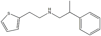 (2-phenylpropyl)[2-(thiophen-2-yl)ethyl]amine 구조식 이미지