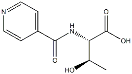(2S,3R)-3-hydroxy-2-(isonicotinoylamino)butanoic acid 구조식 이미지