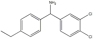 (3,4-dichlorophenyl)(4-ethylphenyl)methanamine 구조식 이미지