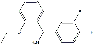 (3,4-difluorophenyl)(2-ethoxyphenyl)methanamine 구조식 이미지