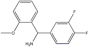 (3,4-difluorophenyl)(2-methoxyphenyl)methanamine Structure