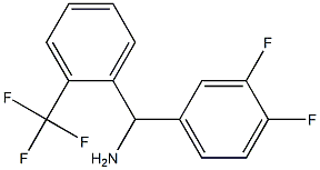 (3,4-difluorophenyl)[2-(trifluoromethyl)phenyl]methanamine 구조식 이미지