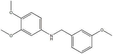 (3,4-dimethoxyphenyl)(3-methoxyphenyl)methylamine 구조식 이미지