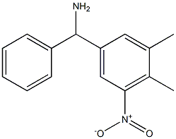 (3,4-dimethyl-5-nitrophenyl)(phenyl)methanamine 구조식 이미지