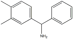 (3,4-dimethylphenyl)(phenyl)methanamine Structure