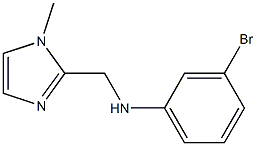 (3-bromophenyl)(1-methyl-1H-imidazol-2-yl)methylamine Structure